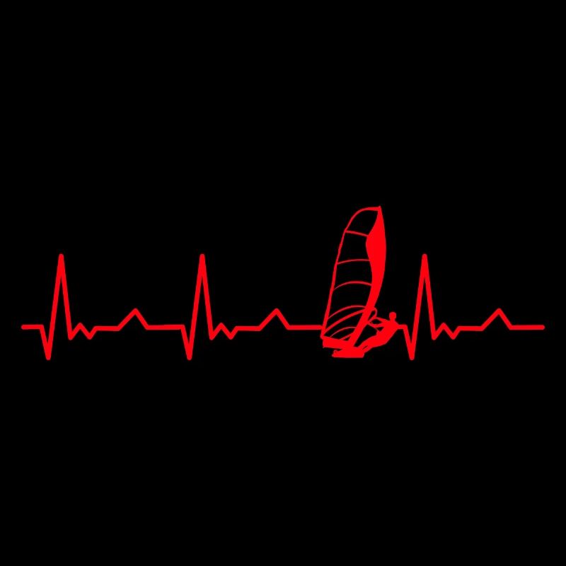 Herzschlag Windsurfer Windsurfen