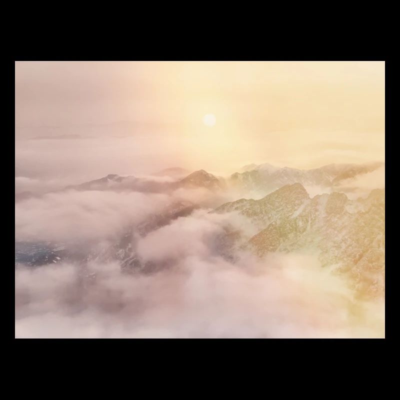 Heure d’or dans le ciel