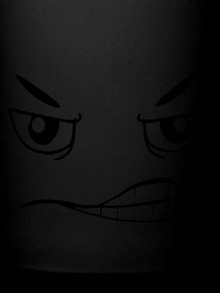 Evil face