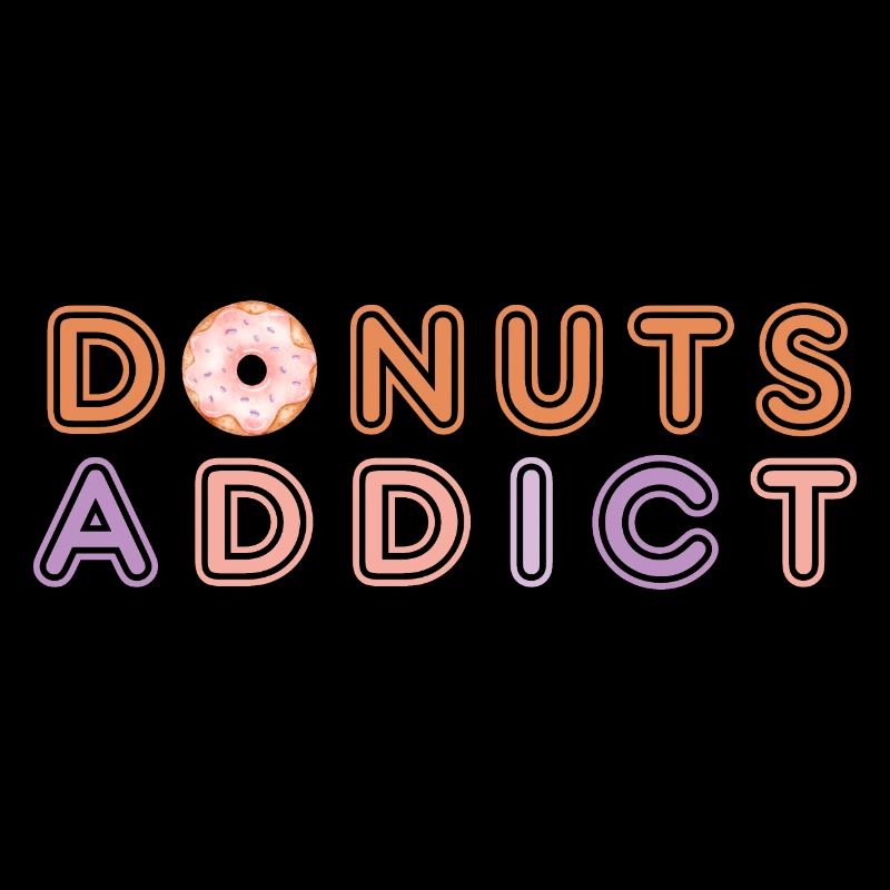 Donuts addict light pink