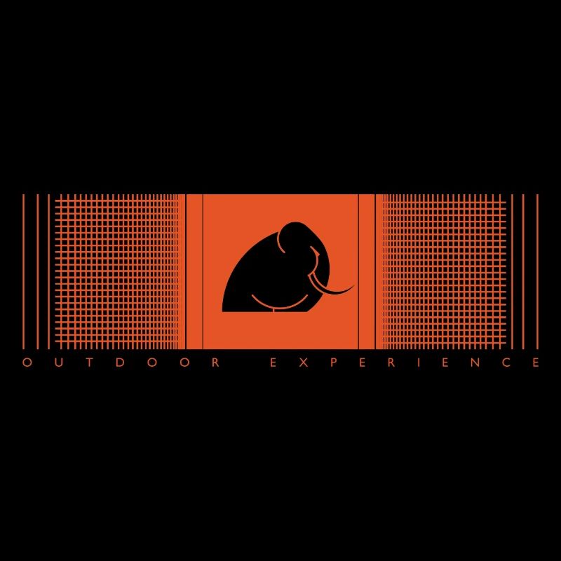 Mamood gradient check pattern orange