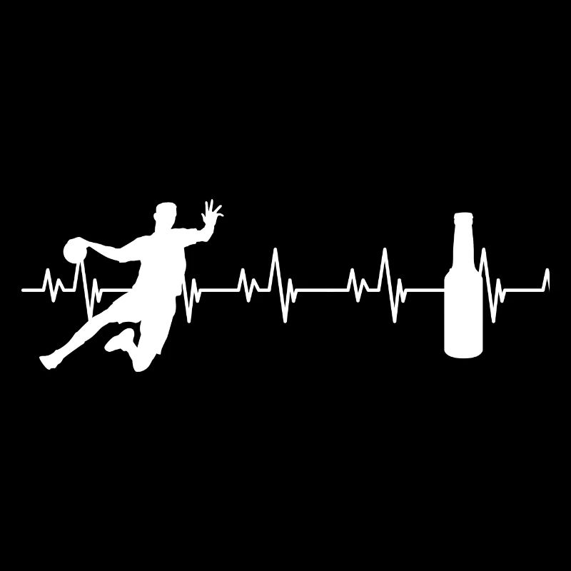 Stolzer Handball Papa Bier lustiges Geschenk Vater