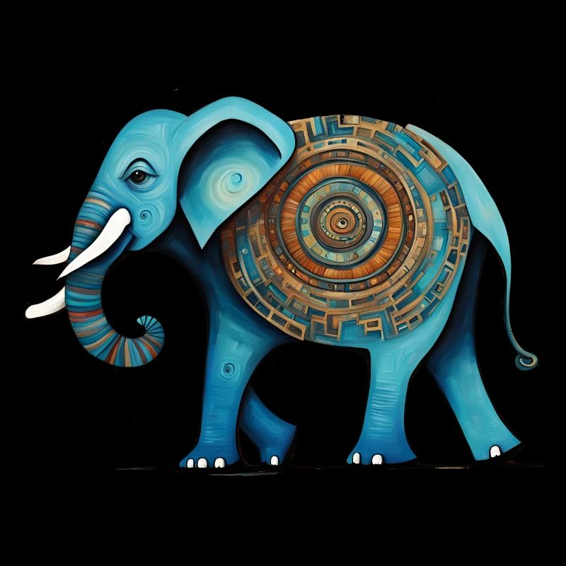 blue elephant