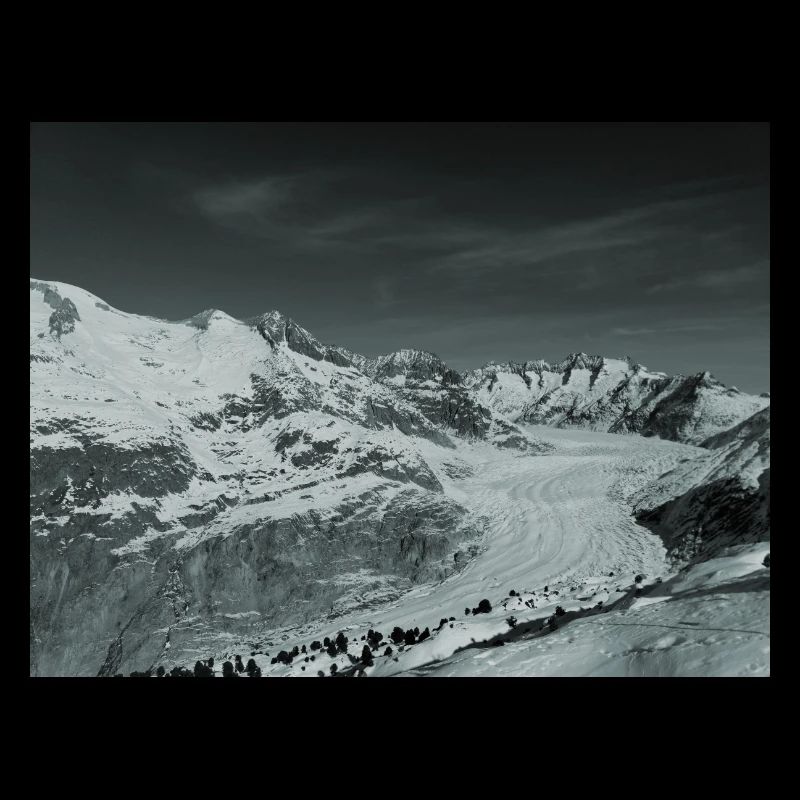 Aletschgletscher grey