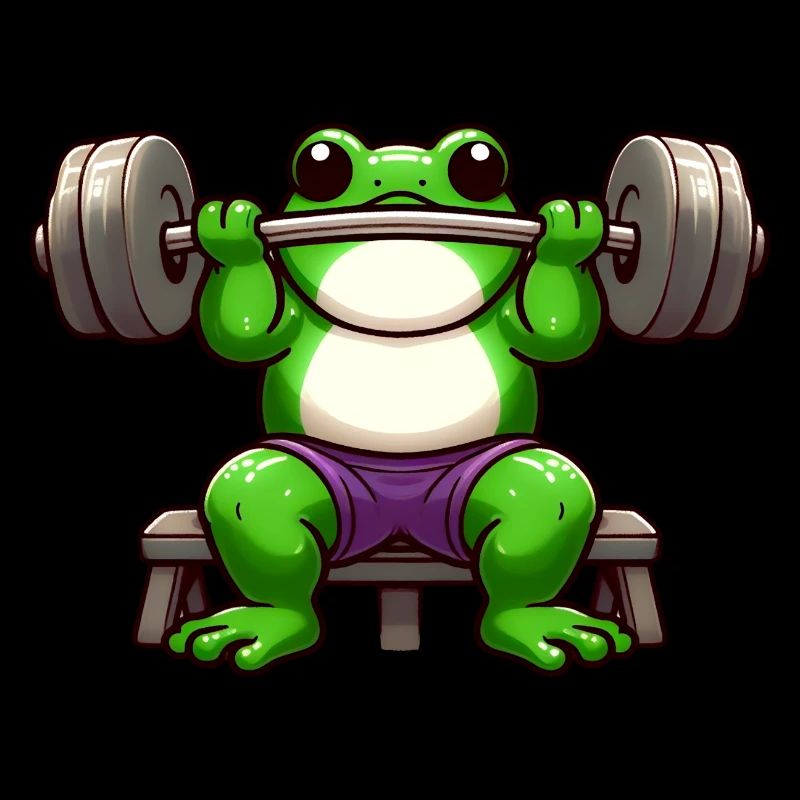 Grenouille Bodybuilder Incroyable