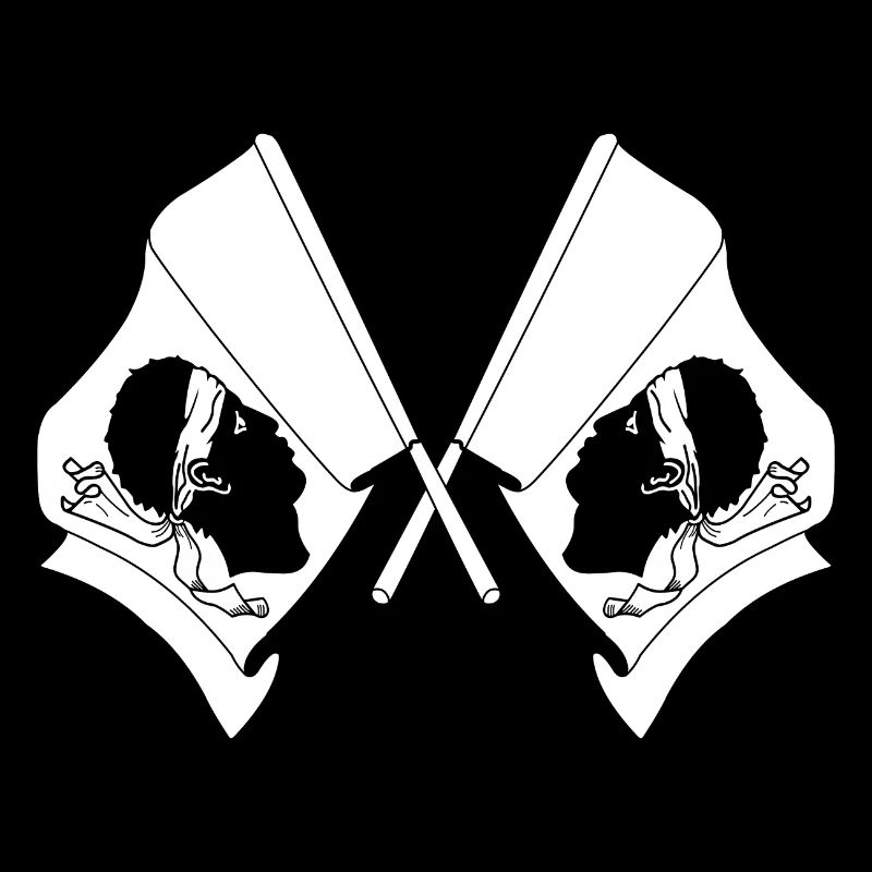 Deux drapeaux Corse