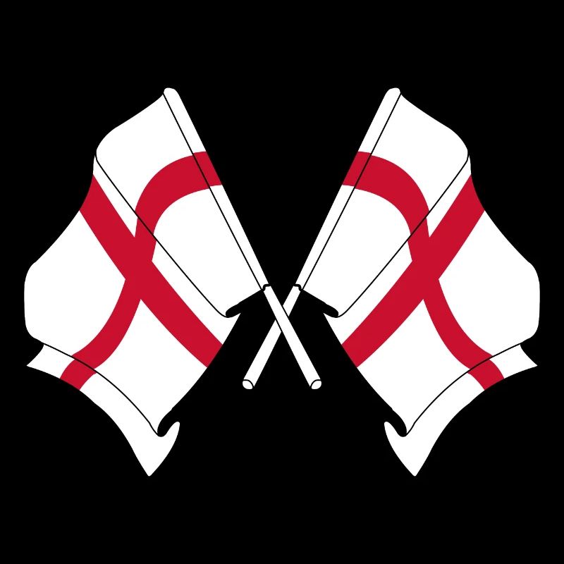 Deux drapeaux Angleterre