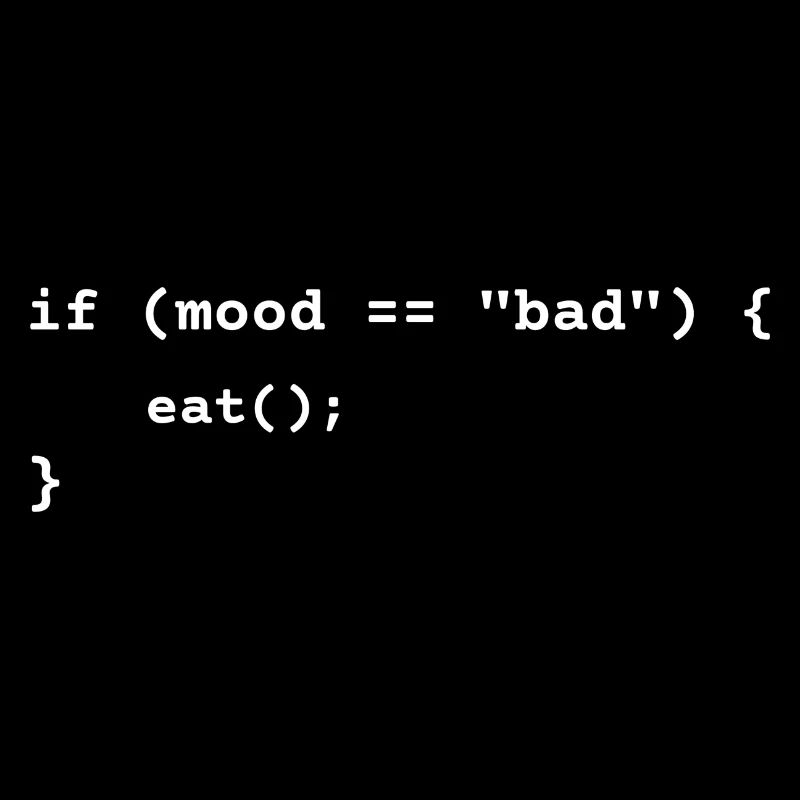 Cadeau de t-shirt de nourriture et de codage amusant pour programmeur