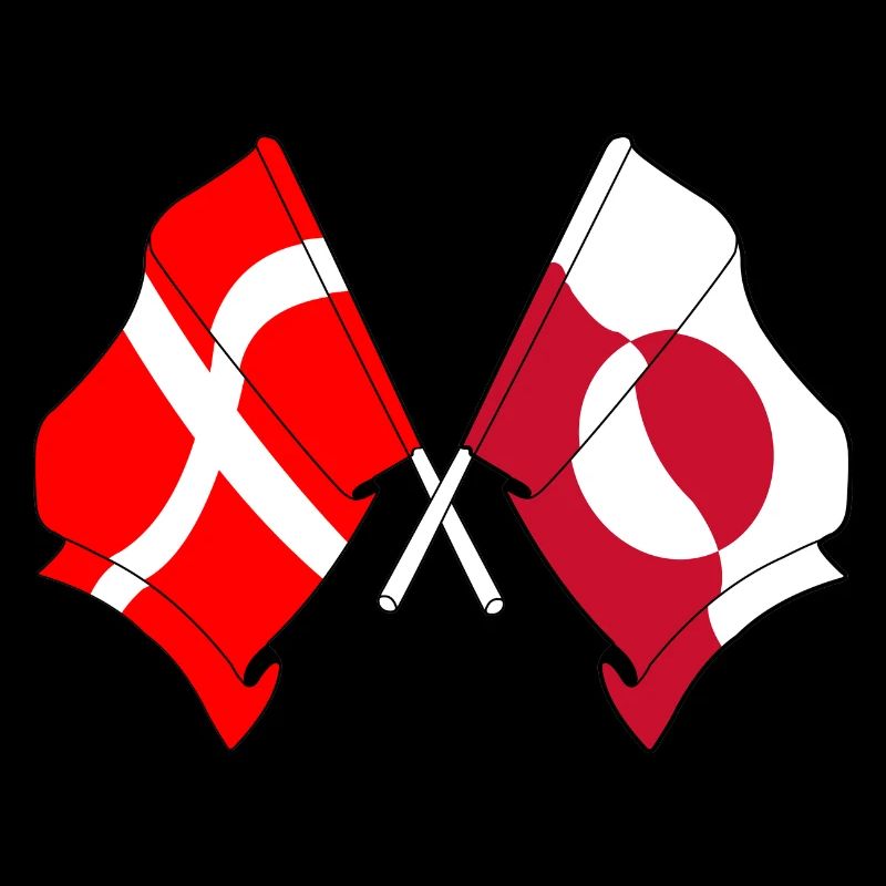 Drapeau Danemark drapeau Groenland