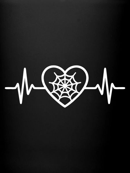 Halloween Heart Spider Web