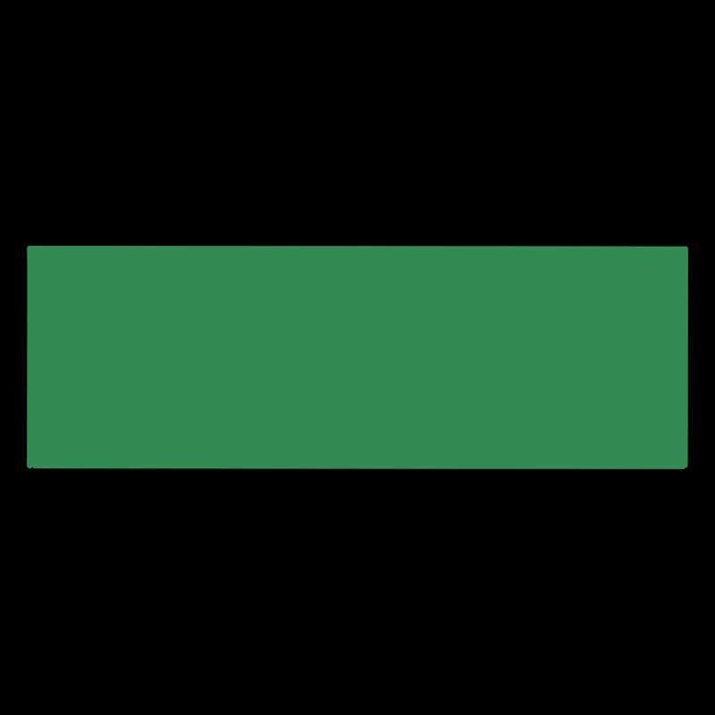 Abstract Green Rectangle Print