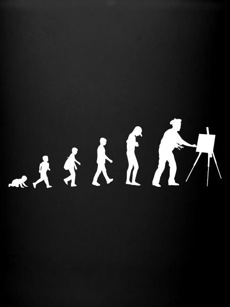 Évolution du bébé au peintre