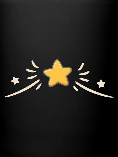 Funkelnder Stern und Funken