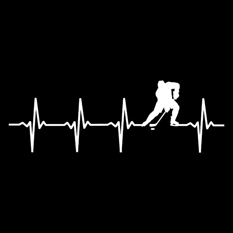 Eishockeyspieler Herzschlag-Hockey