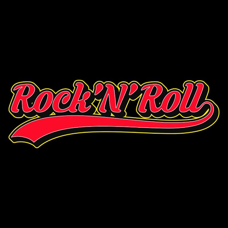 Logo rétro Rock 'N' Roll