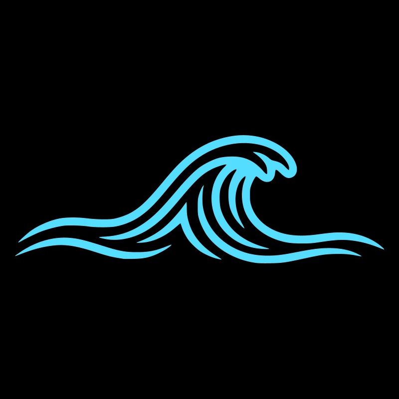Ligne océanique Wave Water