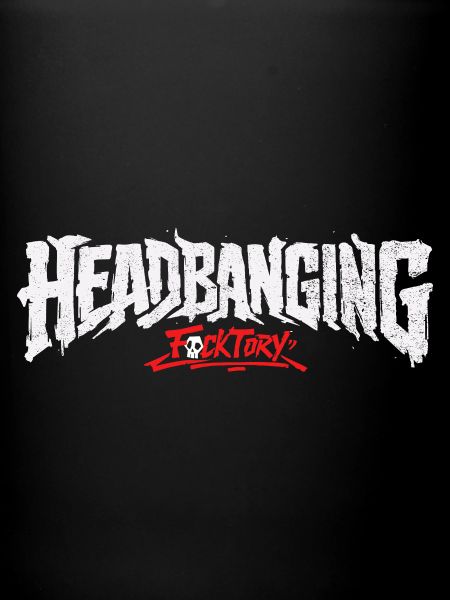 Headbanging logo white