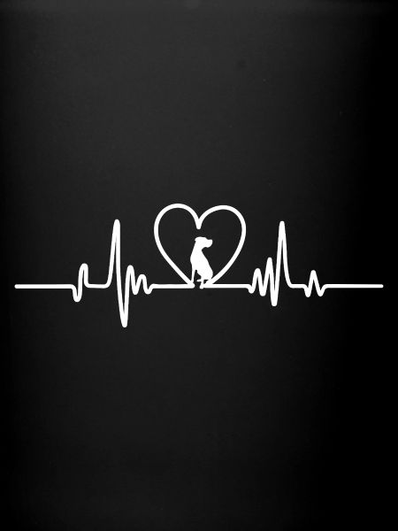 Dog heartbeat dog lover