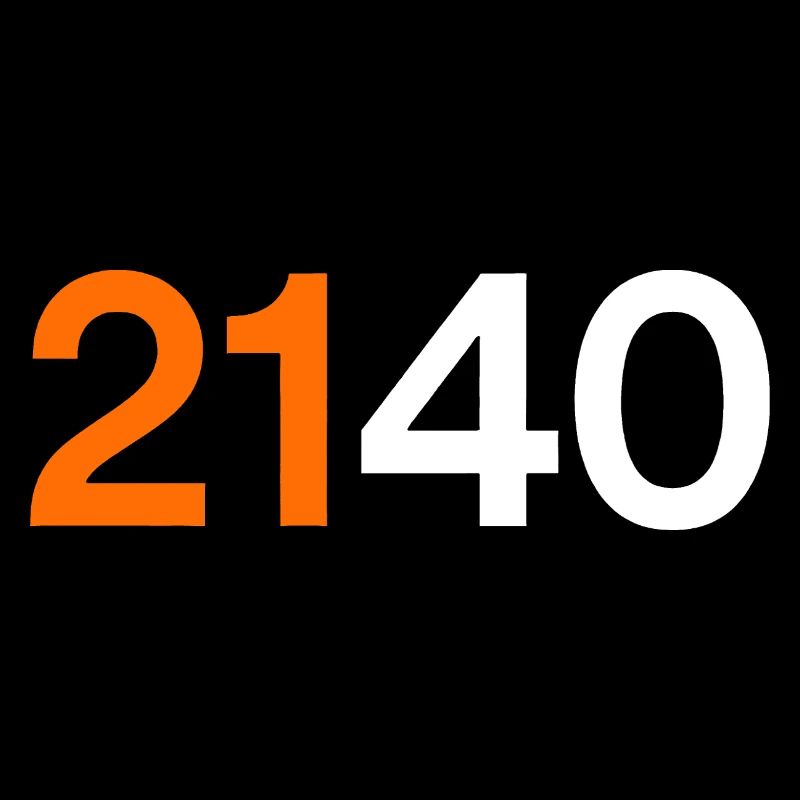 Bitcoin 2140 Fixed Supply Typography