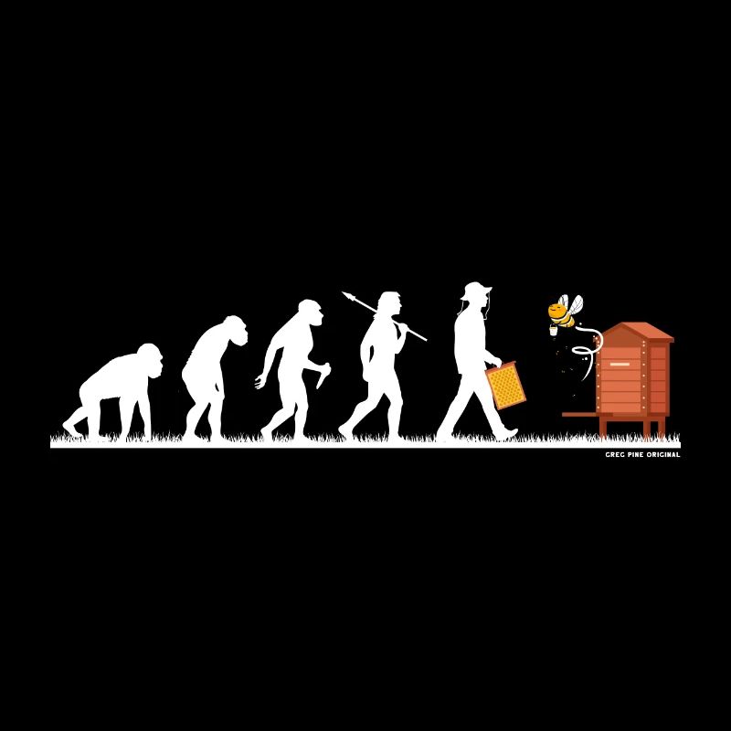 Evolution beekeeper beekeeping honey hobby honeybee