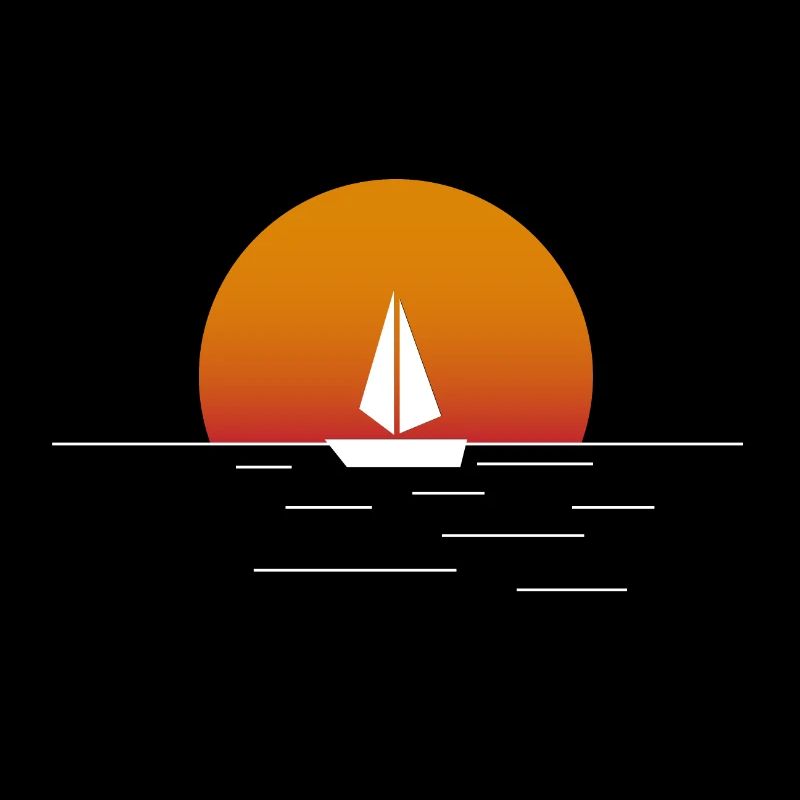 Segelboot am Meer