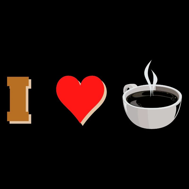 i love café