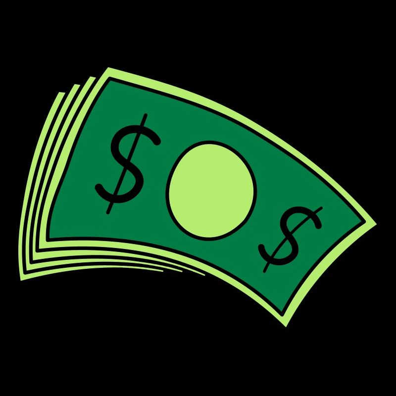 Piles d’argent de billets