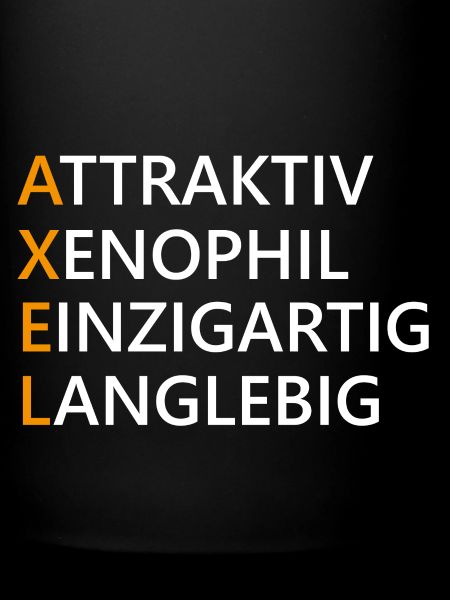 Name Axel Geschenk