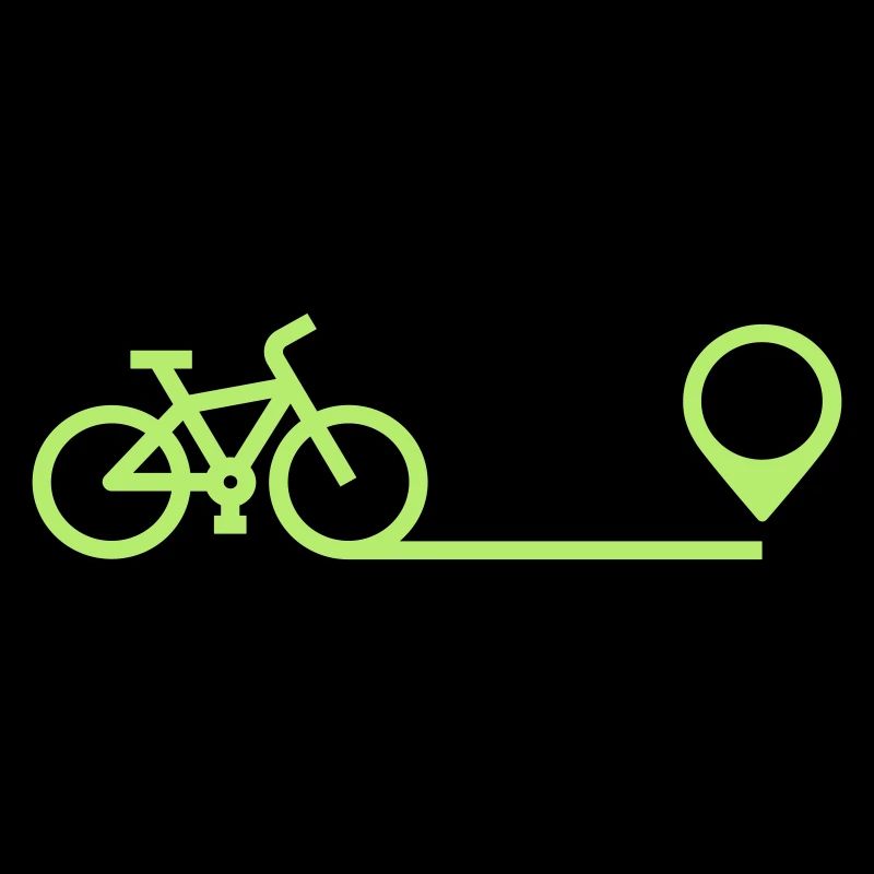 Bicycle with Map Pointer
