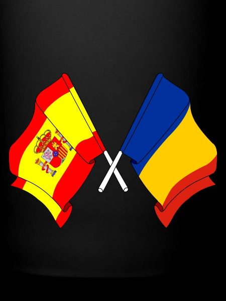 Drapeau de l’Espagne, Roumanie