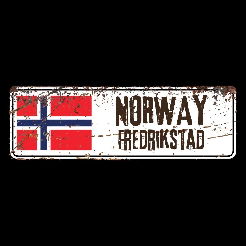Fredrikstad Norwegen Flagge