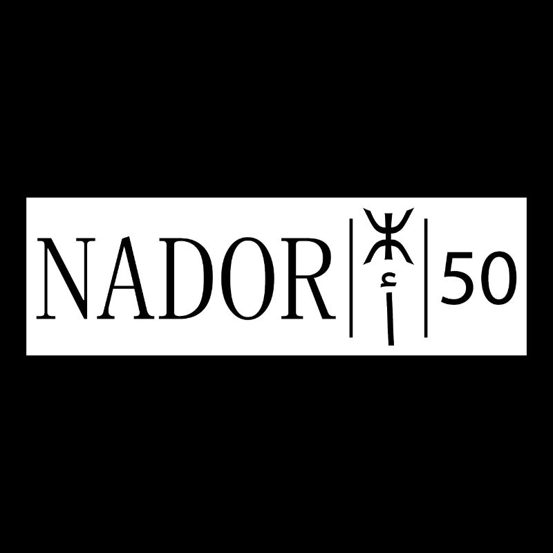 Plaque d'immatriculation Nador 50 Original