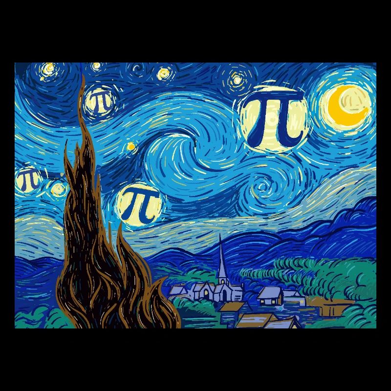 Starry Pi Night - Math Meets Art Pi Day