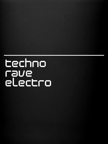 techno rave électro logo