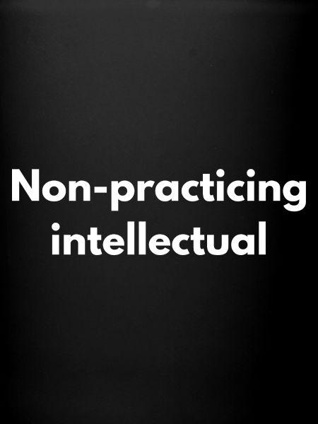 Non-Practicing Intellectual - Funny Academic