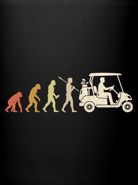 Golfwagen-Evolution Lustiges Golfer-Geschenk