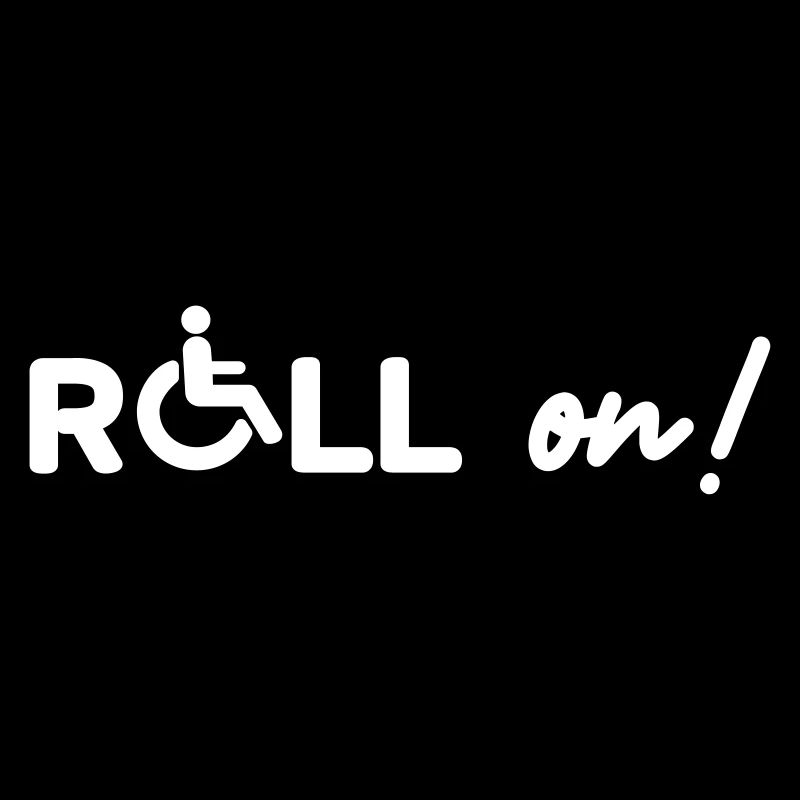 Roll on Rollstuhl Behindert