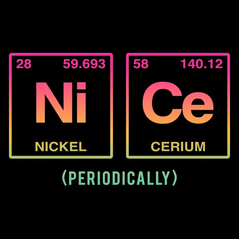 NICE with elements of the periodic table