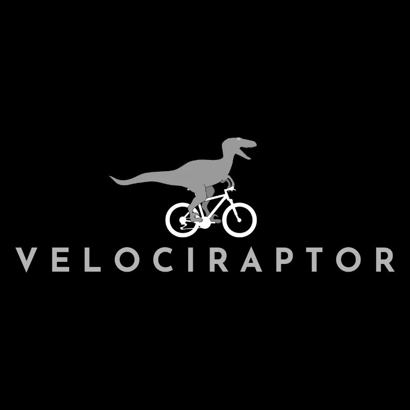 Velociraptor for dark shirts
