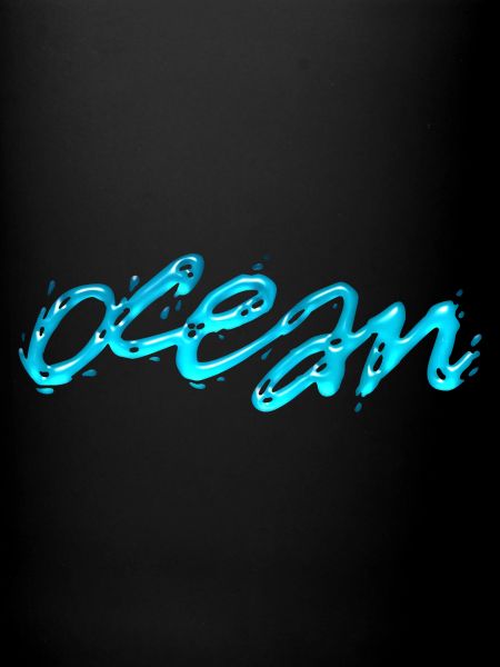Ocean Text Art