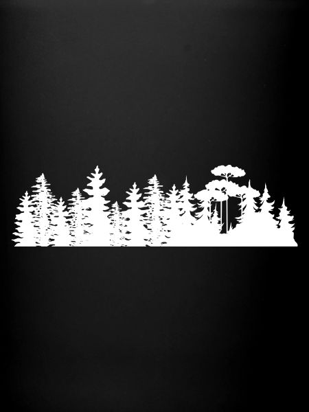 Waldlandschaft Silhouetten Design