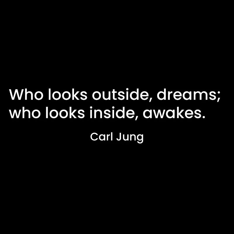 Carl Gustav Jung Zitat Design