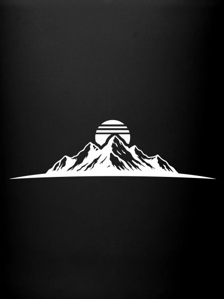 Mountains Summit Silhouette