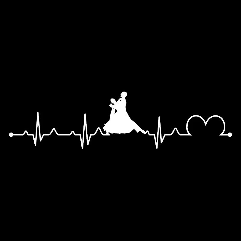 Valse Battement de cœur Pulsation Danse de salon Silhouette