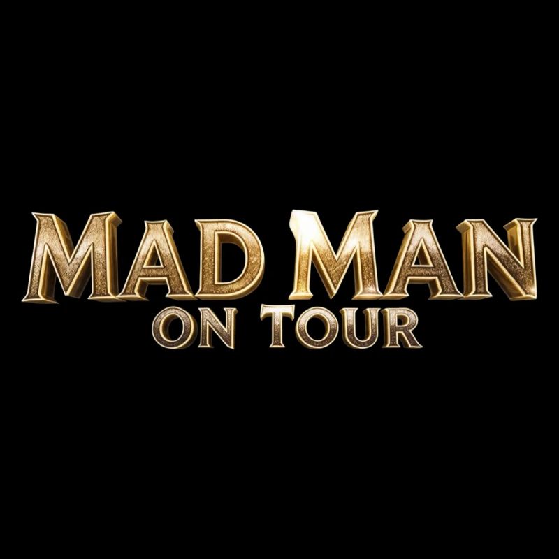 Mad Man on Tour Gold Logo