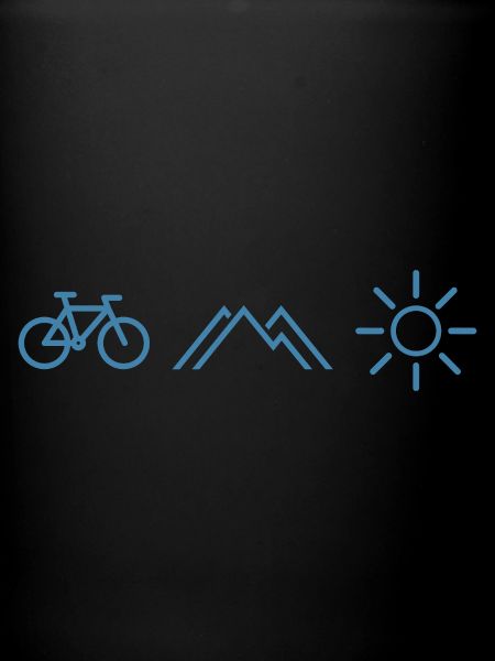Fahrrad Berge Sonne