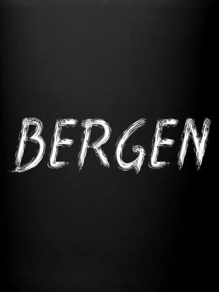 Bergen Écriture Brosse Brute