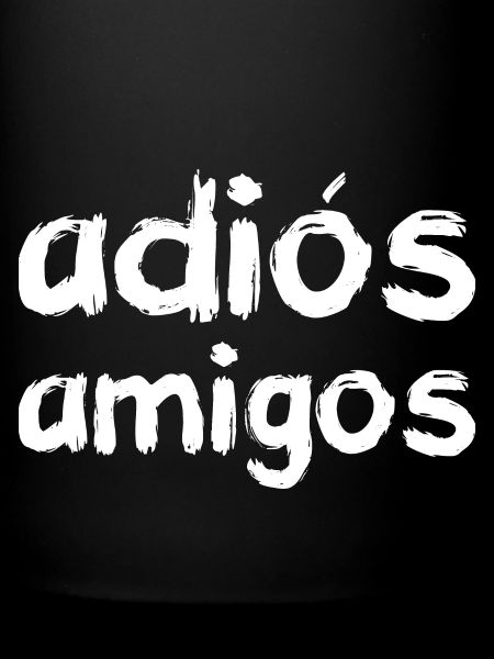 adiós amigos, white