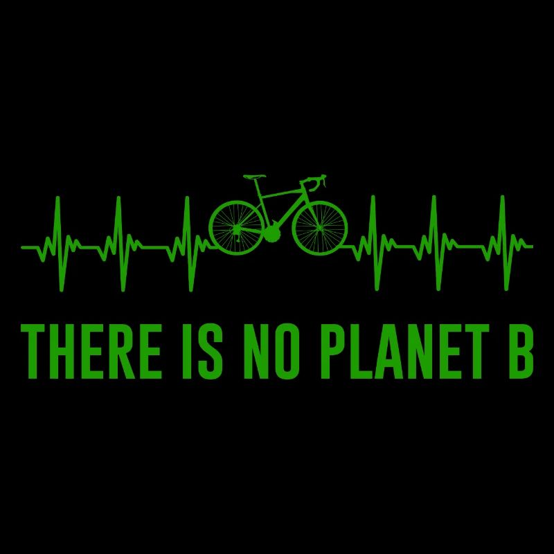 Fahrrad Herzschlag Spruch There Is No Planet B