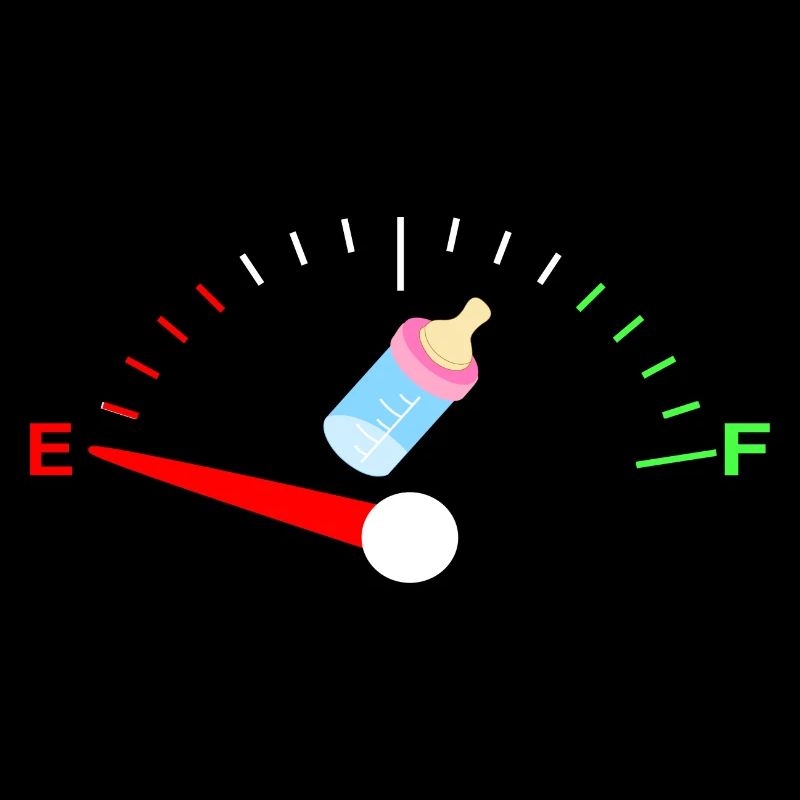 Compteur de vitesse de biberon am vide